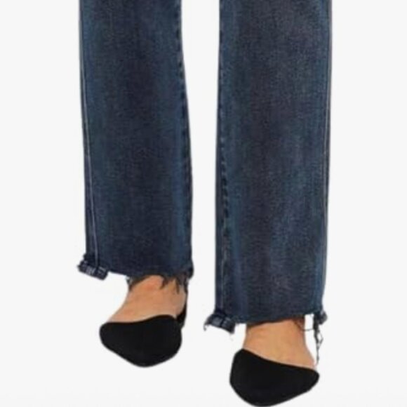 Judy Blue Button Fly Dark Wash Straight Jeans - Picture 4 of 4